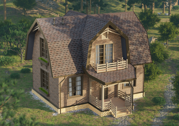 Ламинированная черепица Docke PIE DRAGON/ LUX/ Изюм