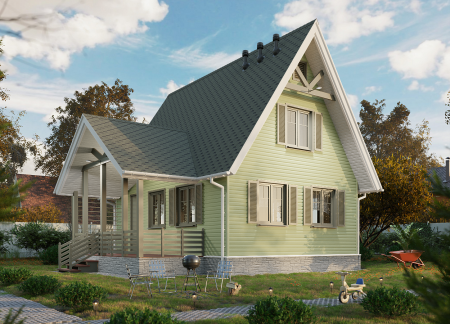 Docke PREMIUM Сайдинг D4.5D (Киви)