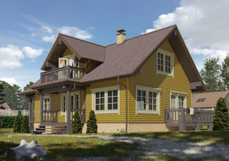 Docke LUX/ Монреаль Блок-Хаус D4,7T (Миндаль)